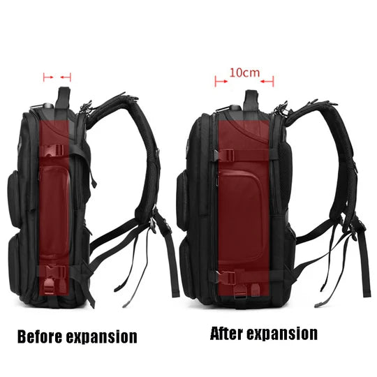 Multi-functional short trip bag large capacity waterproof men's shoulder bag