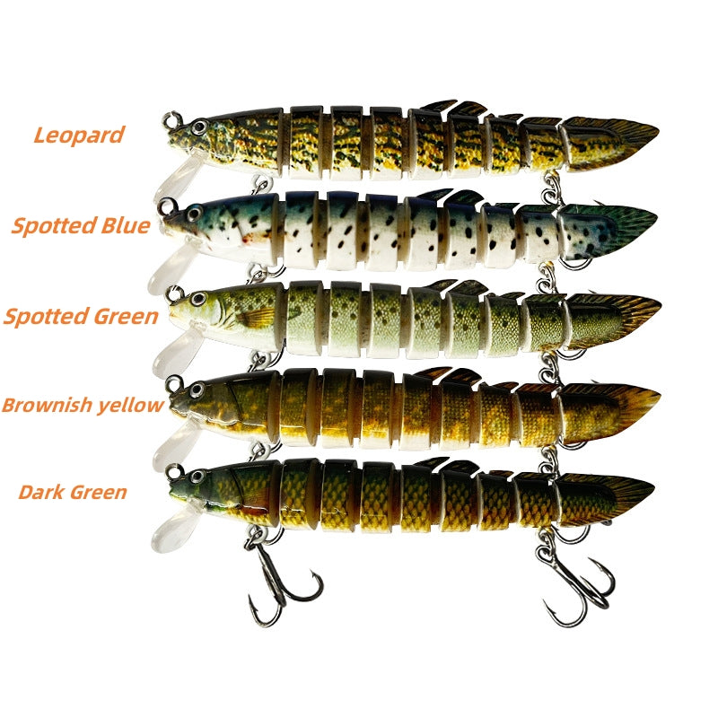 Multi-section fake bait slowly sinks nine-section loach bionic fish bait